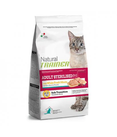 Корм для собак Trainer Natural Adult Cat Sterilised with Fresh White Meats