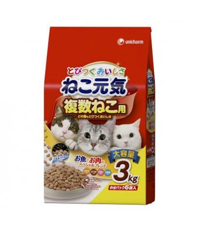 Корм для кошек Unicharm Cat Genki Chicken & Tuna