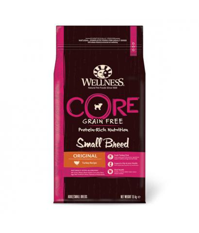 Корм для собак Wellness Core Adult Dog Small Breed Original Turkey Grain Free Hypoallergenic