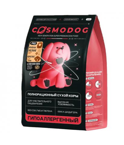 сухой корм cosmodog с ягнёнком для взрослых собак мелких пород