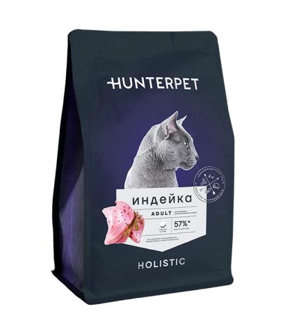 сухой корм hunterpet «индейка» для взрослых кошек после стерилизации
