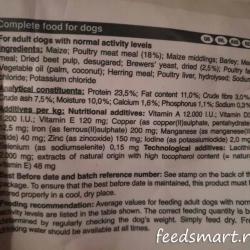 Фото упаковки корма «Беви Дог Бэйсик» с птицей для взрослых собак с нормальным уровнем активности