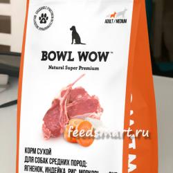 Bowl Wow «Ягненок, индейка, рис и морковь»