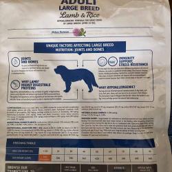 Фото норм кормления Брит Каре ягнёнок для собак крупных пород