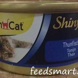 Фото консервированного корма «Гимкэт Шайни Кэт» с тунцом в желе для кошек