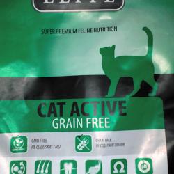Фото корма Gina Elite Cat Active Grain Free