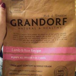 Grandorf Puppy All Breeds Lamb & Rice Hypoallergenic