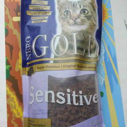 Фото сухого полнорационного корма «Неро Голд Сенситив» для взрослых кошек с чувствительным пищеварительным трактом