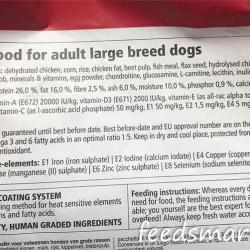 Фото этикетки корма Nero Gold Maxi for adult large breed dogs