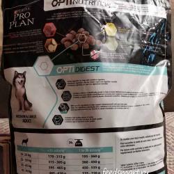 Фото норм кормления Purina Pro Plan Adult Dog Medium & Large Rich in Turkey Grain Free