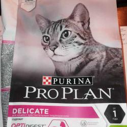 Фото мешка корма Purina Pro Plan Delicate Opti Digest Adult Cat Rich in Lamb