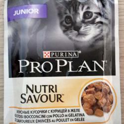 Фото Purina Pro Plan Nutri Savour Junior Chunks with Chicken in Jelly