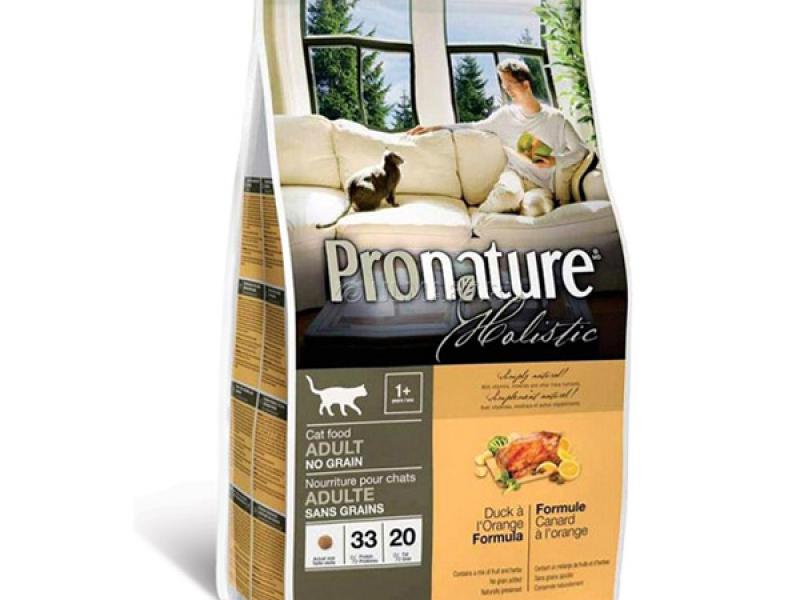 Pronature holistic беззерновой корм для кошек утка с апельсином thumbnail